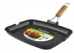 Beper grillpann, 26x36 cm, must