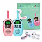 Laste raadiosaatjad, 2 tk, kahesuunalised raadiosaatjad poistele ja t&uuml;drukutele, laste raadiosaatjad, &otilde;ues kasutatavad intercom-raadiosaatjad, 3 km