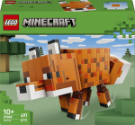 LEGO Minecraft 21588 Rebane - 3D M&auml;ng Poiss v&otilde;i T&uuml;druk alates 10. eluaastast - Loomafiguur