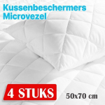 4x Mikrokiust Padjakaitsed - Valge