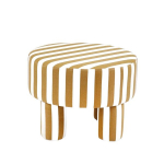Homla Chiaro Pouffe, Pruun/Valge, 50&times;50&times;37 cm