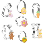 Roostevabast terasest lihav&otilde;ttep&uuml;hade k&uuml;psisevormide komplekt Winwild, 7 tk.