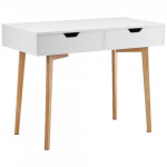 Lastelaud, 99x51x76.5 cm, Valge, MDF, Panipaik