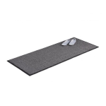 Uksematt 80x200 cm., must/tumehall