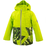 Huppa Poiste kevad-s&uuml;gis jope TREVOR 1, lime pattern/ lime