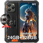 Telefon Blackview BV5300 Plus(NFC)+ W50 Pro 6,1" 24GB+128GB/2TB Android 13 6580mAh 13MP IP68 Roheline
