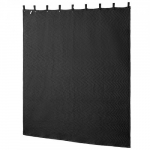 Helisummutav tekk, 243.8x203.2 cm, must, puuvillane t&auml;idis