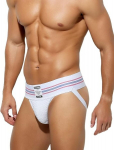 Meeste spordiallpesu Mauro Kane Jockstrap, valge, 1 tk.
