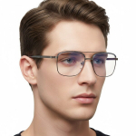 STYLION&reg; Sinise Valguse Kaitsega Unisex Piloodi Prillid, Hall/Grafiit, UV400, Nr 25177D