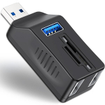 USB 3.0 jaotur SD/TF-kaardilugejaga, 5-in-1