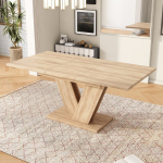 Pikendatav s&ouml;&ouml;gilaud 140/180&times;80 cm, 4&ndash;6 inimesele, tamme toon, 1 tk.