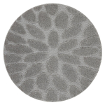 Vannitoa vaip SUPREME ring STONES, kivid, libisemiskindel, pehme - hall, ratas 100 cm