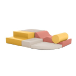 Pehmete m&auml;nguklotside komplekt TIGU, pastelne roosa