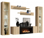 5-osaline elutoa m&ouml;&ouml;blikomplekt ASM Fly M2, pruun