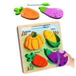 Puidust pusle joonistustahvliga 2in1 - K&ouml;&ouml;giviljad