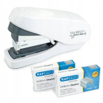 Rapesco Eco Flat Clinch klammerdaja, valge, 35 lehte