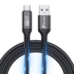 USB C 1M 3.2 Gen2 10Gbps FAST CHARGING PD KABEL 60W USB-A QC 4 REAGLE
