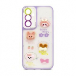 Aizmugurējais vāciņ&scaron; iLike Apple iPhone 15 Pro EPOXY CARTOON COVER Light Purple 4752192072735 ILIAPP15PECL (4752192072735)