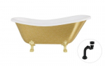 Vann Besco Otylia Glam 160, Gold+Gold, koos musta Klik-klak sifooniga