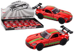 Sportauto heliefektidega, punane (1 tk)