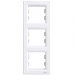 Schneider Electric Asfora 3-kohaline vertikaalne raam, valge