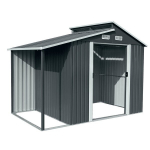 Metallist aiakuur k&uuml;ttepuude varjualusega, 5 m2