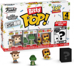 Figuuride komplekt Funko Bitty POP! Toy Story - Woody, Toy Story Woody, Slinky Dog, Rex 4 tk