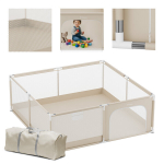 Tulano Cozy 28 beige suur laste m&auml;nguaedik, 200x180 cm &ndash; turvaline m&auml;nguala