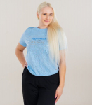 Zabaione Naiste T-S&auml;rk LI44NA TS*01, helesinine 4068696387665