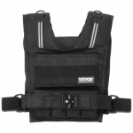 Raskusvest, reguleeritav 35 lb raudraskustega, must, nailon