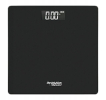 Elektrooniline kaal, klaasist, LCD-ekraaniga, must, 180 kg