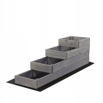 Puidust peenrakast, 45x117x120 cm, hall