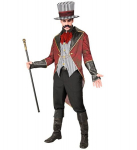 "SINISTER RINGMASTER" (vestiga jakk, pealuum&uuml;ts, kindad, m&uuml;ts)