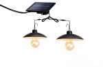 LED p&auml;ikesevalgusti kahe rippuva pirniga