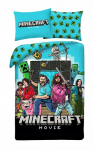 Halantex laste mikrokiust voodipesukomplekt Minecraft MNM-009BL, 140x200, 2-osaline
