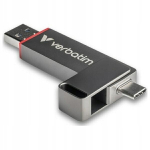 USB pulk Verbatim Dual Quickstick 1 Tb Usb-c/usb-a 3.2 Gen 1 Pendrive