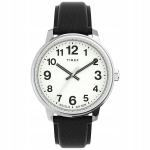 Musta nahast rihmaga meeste k&auml;ekell Timex Tw2v21200