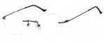 Sunoptic &uuml;mmargused raamita prilliraamid, mustad, 987