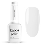 Kabos Gelike Base Coat, 10ml &ndash; &otilde;rn h&uuml;briidlaki alusgeel, p&uuml;sivus kuni 21 p&auml;eva, k&uuml;&uuml;nes&otilde;bralik valem