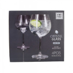 Džinni ja tooniku klaasid, kristalsed, 4-osaline komplekt, 620 ml, suure mahutavusega, elegantne kristall