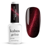 Kabos Gelike Cat Eye Mars, 8 ml &ndash; magnetiline h&uuml;briidlakk, 3D kassisilma efekt, rubiinpunane