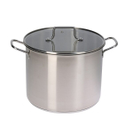 Pott Excellent Houseware 24 cm roostevabast terasest kaanega, 8,5 l