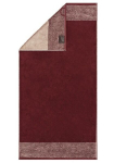 Vannir&auml;tik CAW&Ouml; Luxury Home Two-Tone 80x150 cm Puuvill Punane
