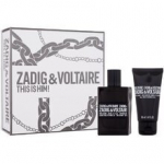 Kingitusekomplekt Zadig & Voltaire This Is Him! EDT 50 ml + du&scaron;igeel, puidune l&otilde;hn