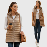 Naiste vest Fashion, pruun