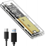 V&auml;lise k&otilde;vaketta adapter M.2 NVMe SSD adapteri korpus, USB 3.1 Gen2