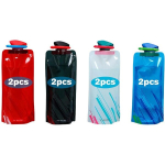 Kokkuvolditav veepudelite komplekt Sporway 700 ml 8 tk.