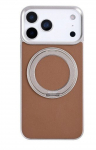 Rixus MagWrap Telefoni&uuml;mbris iPhone 17 Pro Max Brown