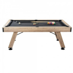 Piljardilaud, 213.4x121.5x80.5 cm, must, MDF