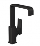 Hansgrohe Metropol valamu segisti 230, mattmust, &uuml;he kangiga, koos vajutatava p&otilde;hjaklapiga